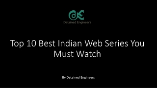 Top 10 Best Indian Web Series You Must
