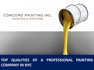 Top Qualities of a Professional Painting Company in NYC