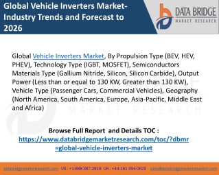 Vehicle Inverters Market