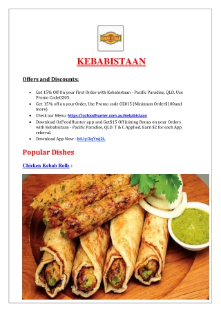 15% Off - Kebabistan Pacific Paradise Kebab Takeaway, QLD