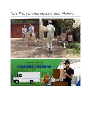 Best packers and movers in india