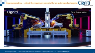 Hyperautomation – Unlock the maximum potential for an automated enterprise