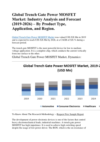 Global Trench Gate Power MOSFET Market