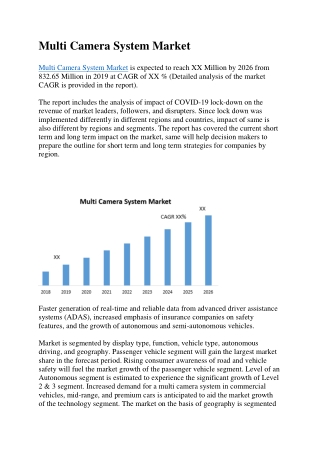 Multi Camera System Market