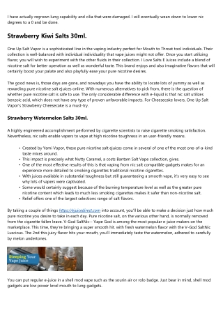 Nicotine Salt Vs Freebase? Why Pure Nicotine Salt Is The New Trend