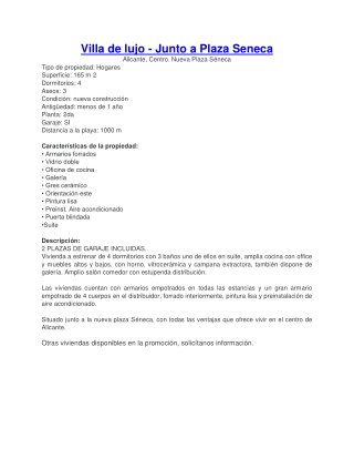 Espectacular villa de lujo en Venta en Alicante por Azulcasa
