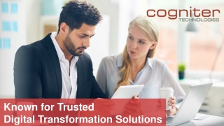 Known for Trusted Digital Transformation