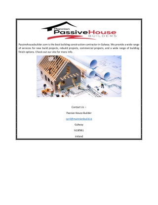 Construction Contractor in Galway  Passivehousebuilder.com (1)