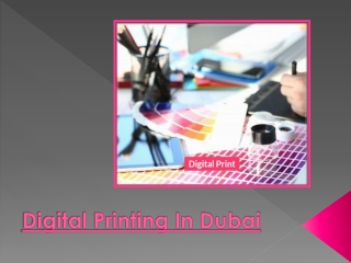 Digital Printing In Dubai For Business Card
