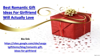 best romantic gifts for girlfriend