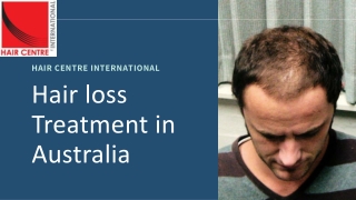 Best Hair Loss Treatment in Australia- HC International