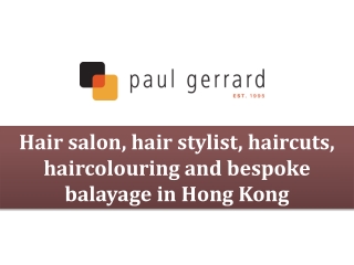 Mens hair salon hong kong
