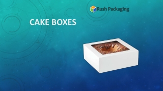 Custom Cake Boxes Wholesale