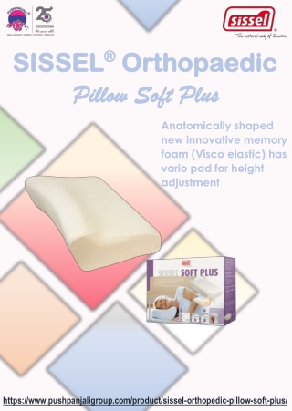 The Soft Plus pillow has the classic Sissel shape, which fits perfectly into the