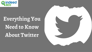Everything You Need to Know About Twitter- IndeedSeo