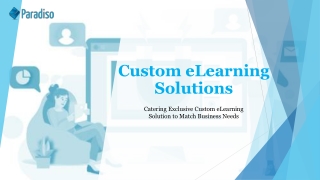 Custom eLearning Solution