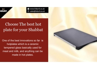 Choose The best hot plate for your Shabbat