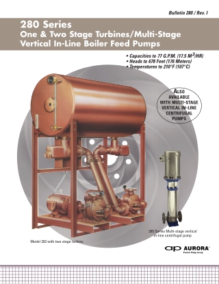 Multi-Stage Vertical In-Line Boiler Feed Pumps