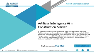 Global Artificial Intelligence Ai In Construction Market: Industry Analysis And