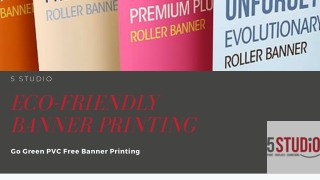 Eco Friendly Banner Printing- 5 Studio