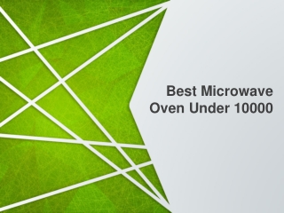 Best Microwave Oven Under 10000