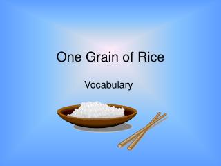 One Grain of Rice