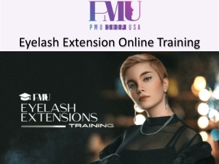 Eyelash Extension Online Training