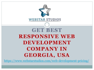 Responsive web development company in Georgia