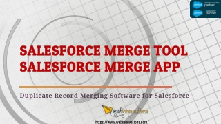 Improve Data Quality with Salesforce Merge Tool and Salesforce Merge App