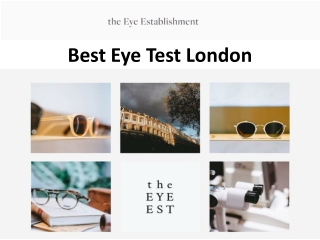 Best Eye Test London