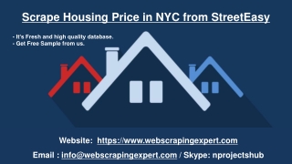 Scrape Housing Price in NYC from StreetEasy