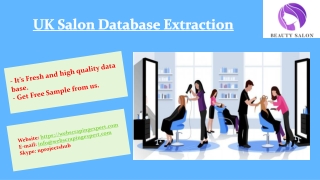 UK Salon Database Extraction