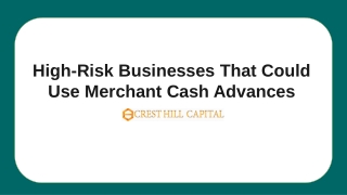Crest Hill Capital Merchant Cash Advances