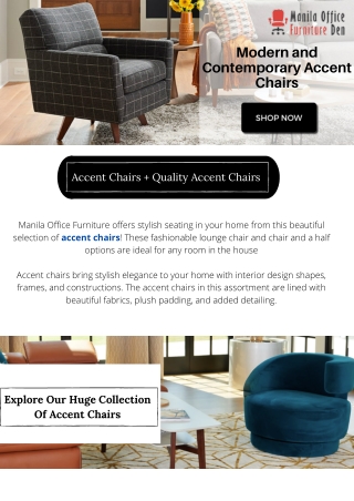 Elegant Accent Chairs For Your Living Room