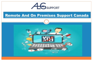 Remote And On Premises Support Canada