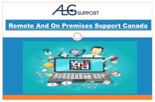 Remote And On Premises Support Canada