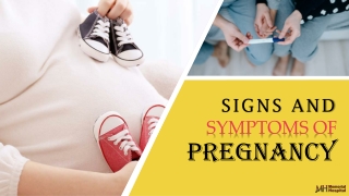 Signs And Symptoms Of Pregnancy