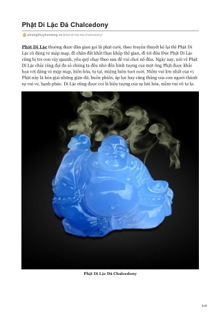 Phật Di Lặc Đá Chalcedony