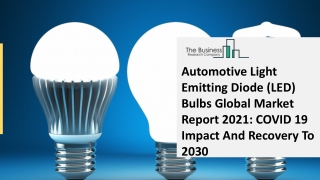 Automotive Segmentation Light Emitting Diode (LED) Bulbs Market Report 2030