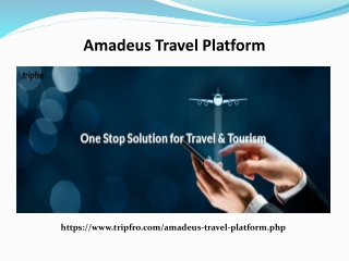 Amadeus Travel Platform