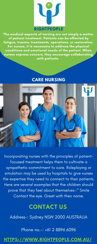 Care Nurse Infographics