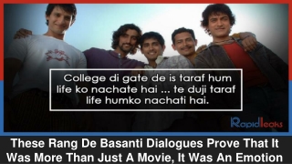 These Rang De Basanti Dialogues Prove That It Was More Than Just A Movie, It Was
