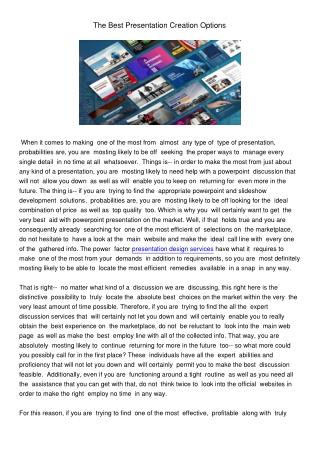 TheBestPresentationCreationOptions
