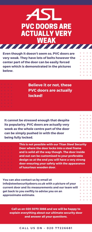 PVC Doors Are Actually Very Weak