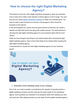 How to choose the right digital marketing agency_