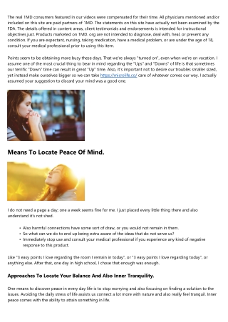 Why Is It Essential To Have A Tranquil Mind