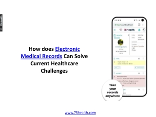 How does Electronic Medical Records Can Solve Current Healthcare Challenges