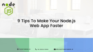 9 Tips To Make Your Node.js Web App Faster