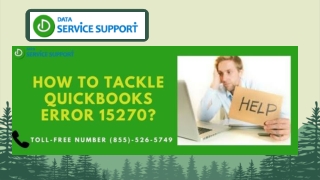 How to rectify QuickBooks Update Error 15270