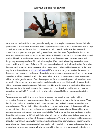 WinyourSlipandFallLawsuit